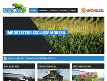 Tablet Screenshot of parcagri.com